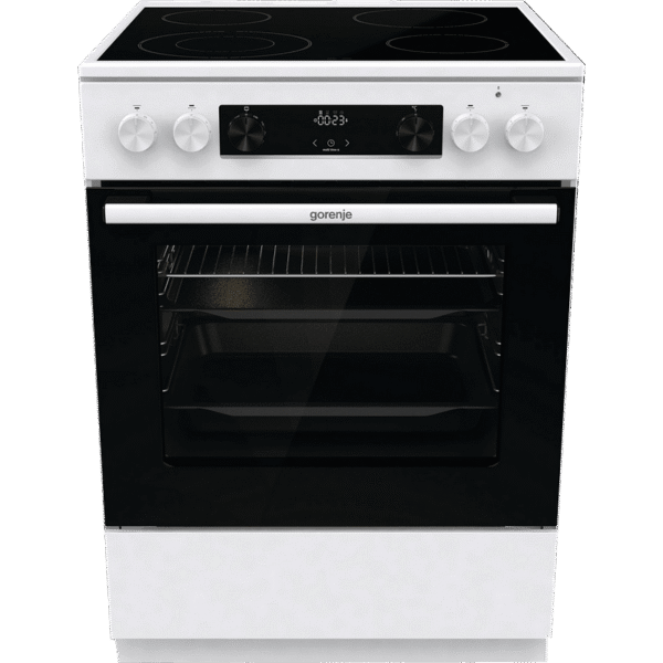Готварска печка (ток) Gorenje GECS6C70WC , Бял , Керамични