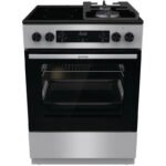Готварска печка (ток/газ) Gorenje GKC6C60XT , 2 газ 2ток , INOX