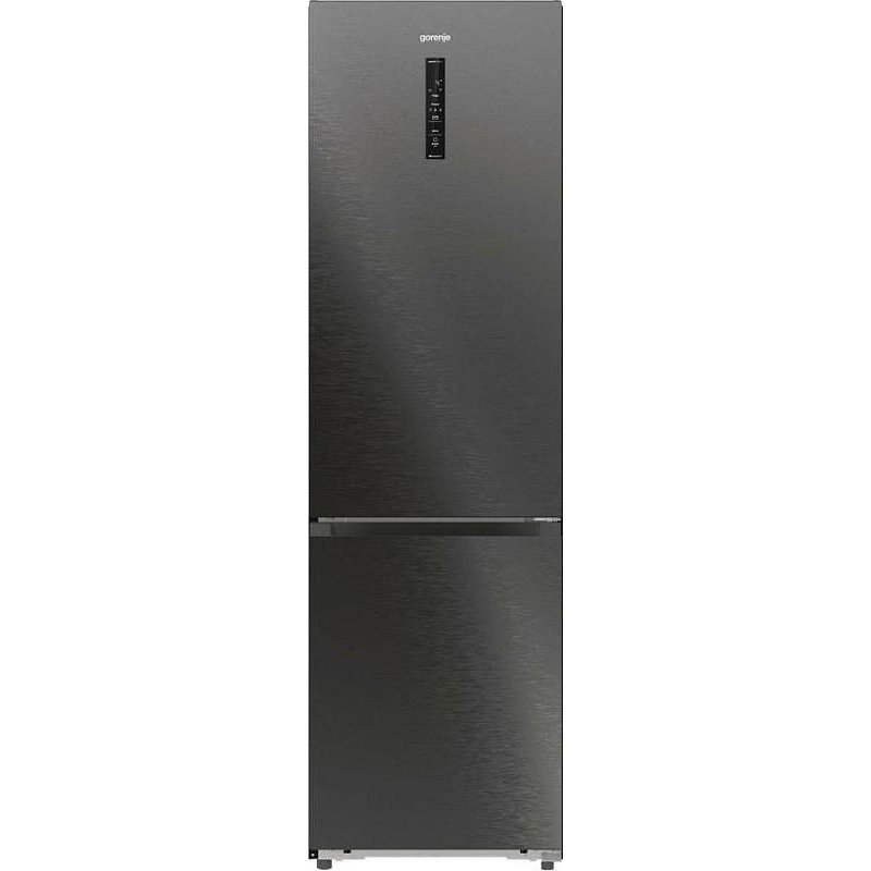 Хладилник с фризер Gorenje NRB620C61BX4WFE Хладилник с фризер Gorenje NRB620C61BX4WFE , 413 l, C , No Frost , Черен инокс - Image 1