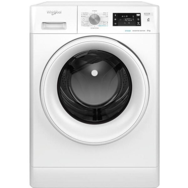 Пералня Whirlpool FFB 8258 WV EE , 1200 об./мин., 8.00 kg, B , Бял