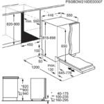 Съдомиялна машина за вграждане AEG FSE73527P , 10 комплекта, D , 450 Ш, мм - Image 9