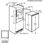 Вграден хладилник Electrolux LFB2AE88S1* , 124 l, E , Статична , Да - Image 3