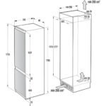 Вграден хладилник с фризер Gorenje RKI517EP1 , 250 l, E , Статична , Да - Image 3