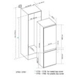 Вграден хладилник с фризер Sharp SJ-BE250T0XS , 251 l, E , Статична , Да - Image 5