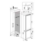 Вграден хладилник с фризер Whirlpool WHC20D013D1 , 300 l, E , Статична - Image 9