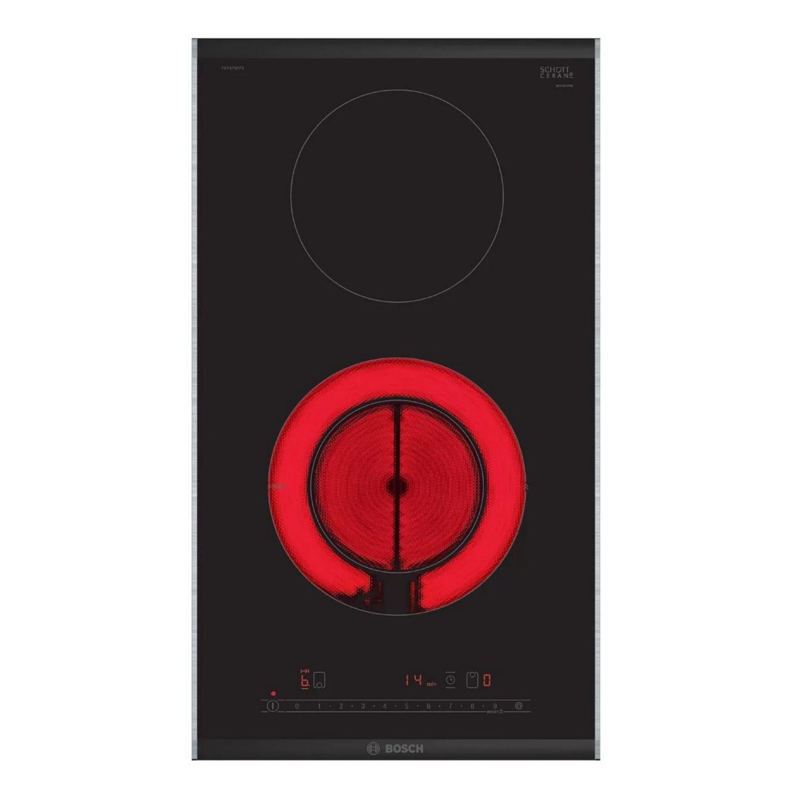 Вграден керамичен плот Bosch PKF375FP2E Вграден керамичен плот Bosch PKF375FP2E , Електрически - Image 1