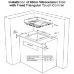 Вграден керамичен плот Sharp KH-6V08BS00 , Електрически - Image 2