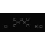 Вграден керамичен плот Sharp KH-6V08FT0K-EU*** , Електрически - Image 4