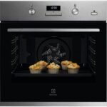 Фурна за вграждане Electrolux KOD3H70X(ST) , Push бутони , 72 L , А , Водно почистване