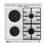 Готварска печка (ток/газ) Gorenje GK6B41WF , 2 газ 2ток , Бял - Image 3