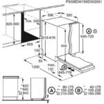 Съдомиялна машина за вграждане AEG FSB5360CZ , 13 комплекта, 600 Ш, мм, D - Image 7