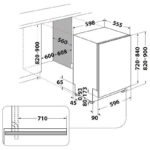 Съдомиялна машина за вграждане Whirlpool MaxiSpace W8I HT58 TS , 14 комплекта, B , 600 Ш, мм - Image 9