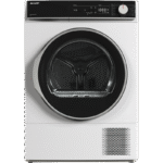 Сушилня Sharp KD-NHA8S6GW1D , 8 kg, D , D , Бял